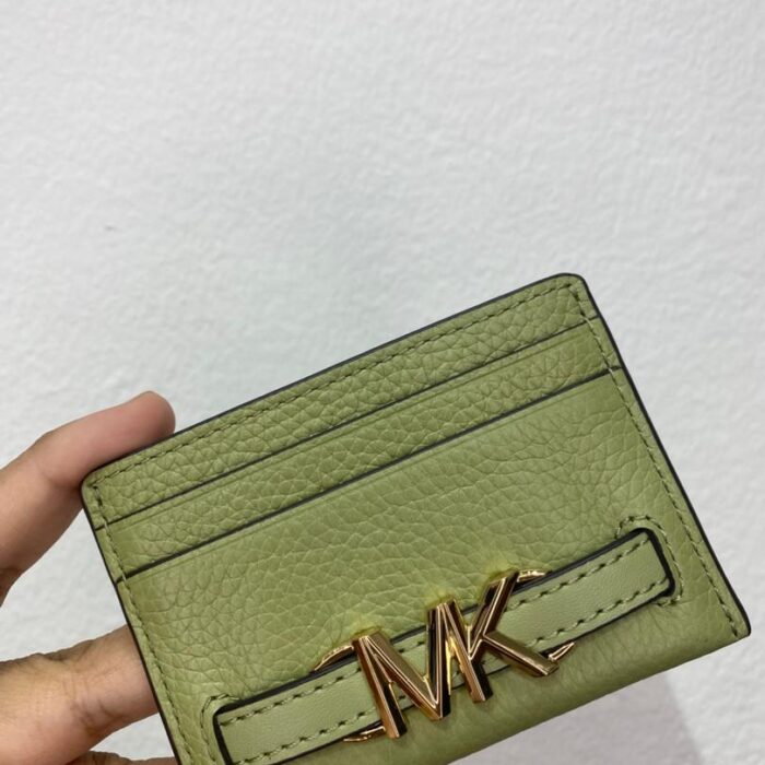 MICHAEL KORS, for ladies, reed, small card holder, sage green