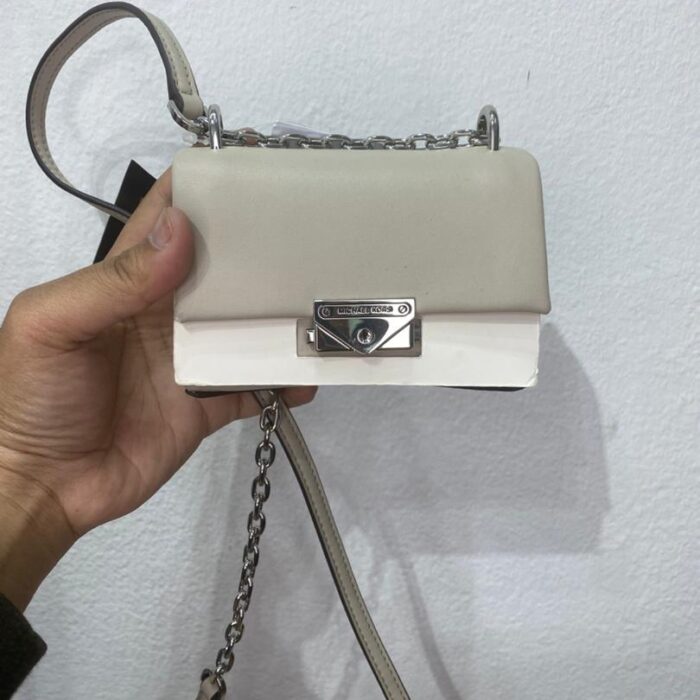 MICHAEL KORS, for ladies, mini flap crossbody bag, sand grey
