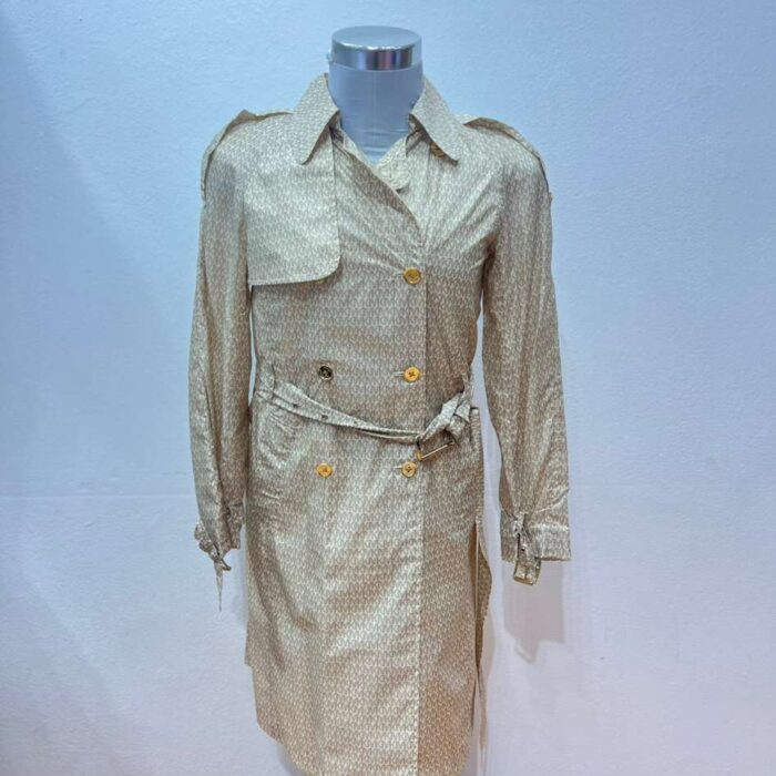 MICHAEL KORS, for ladies, thin trench coat, signature print, vanilla