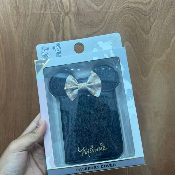 PRIMARK X DISNEY, for kids, Passport Holder, Minnie Mouse black
