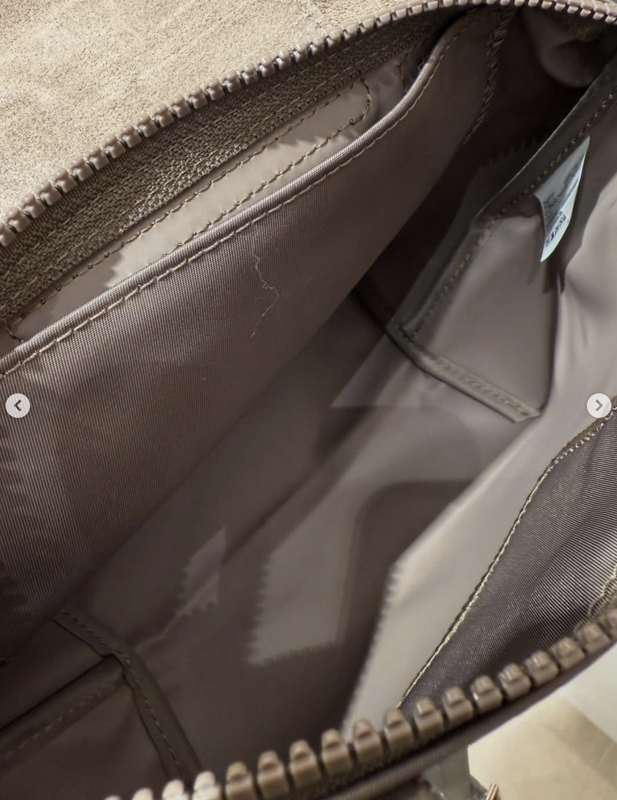 LONGCHAMP, neo, small top handle bag, with long strap, taupe - Image 3