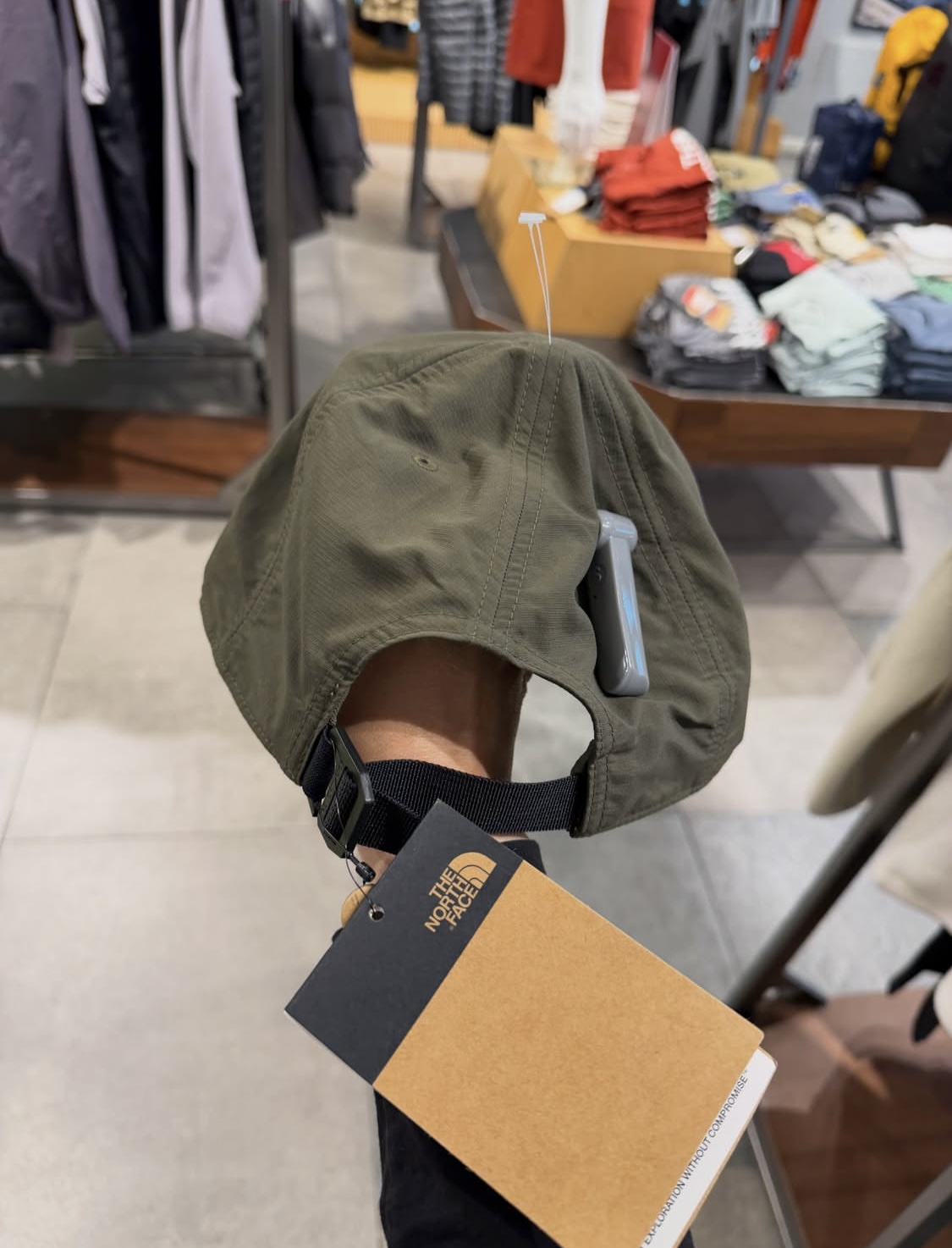 THE NORTH FACE, for adult, cap, olive green - Image 2