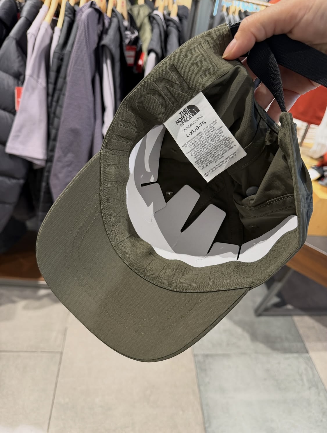 THE NORTH FACE, for adult, cap, olive green - Image 3