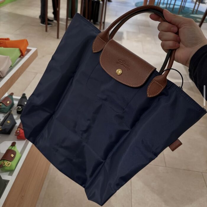 LONGCHAMP, cabas, open top tote bag, navy