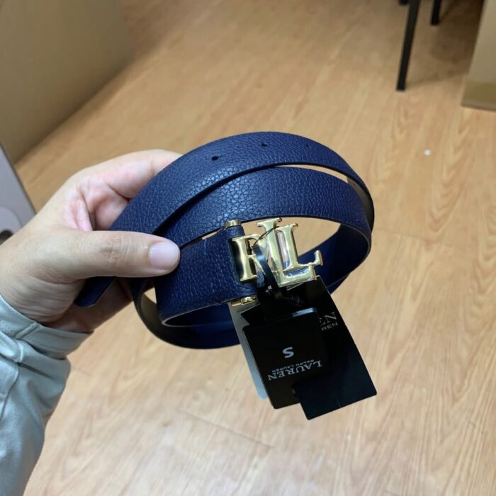 POLO RALPH LAUREN, for ladies, belt, leather navy