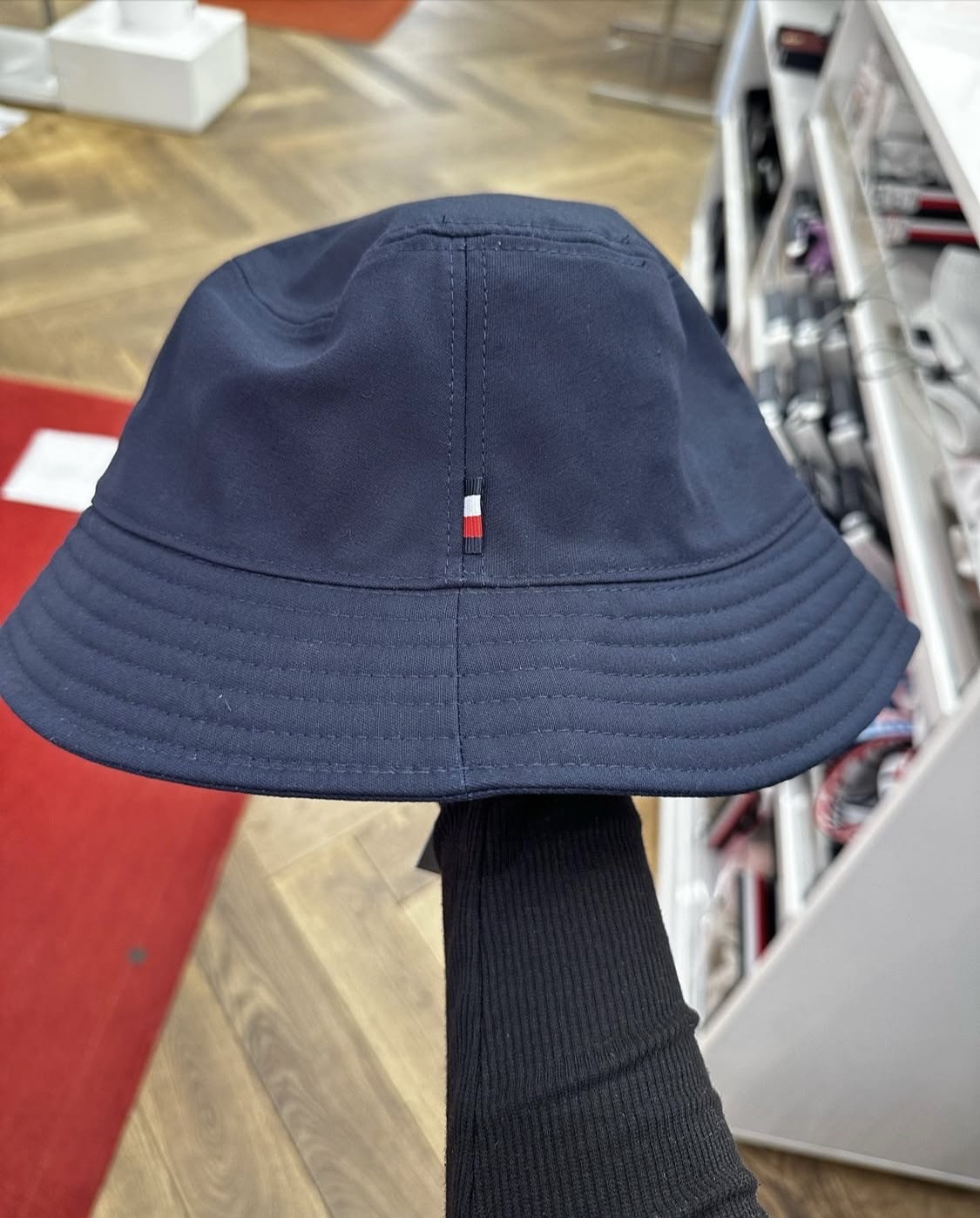 TOMMY HILFIGER, for ladies, bucket hat, canvas dessert sky blue - Image 2