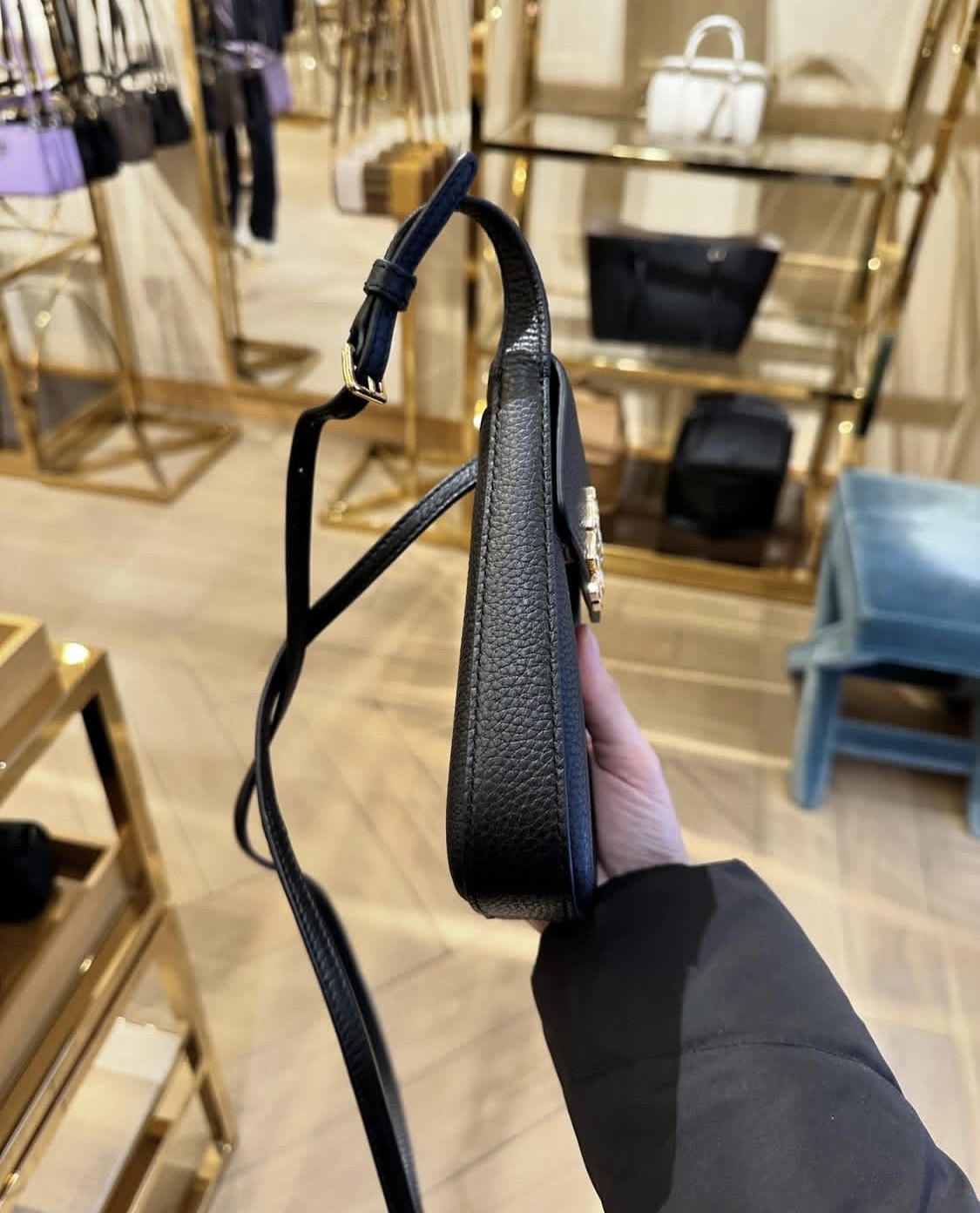 TORY BURCH, Britten, phone crossbody bag, black - Image 4