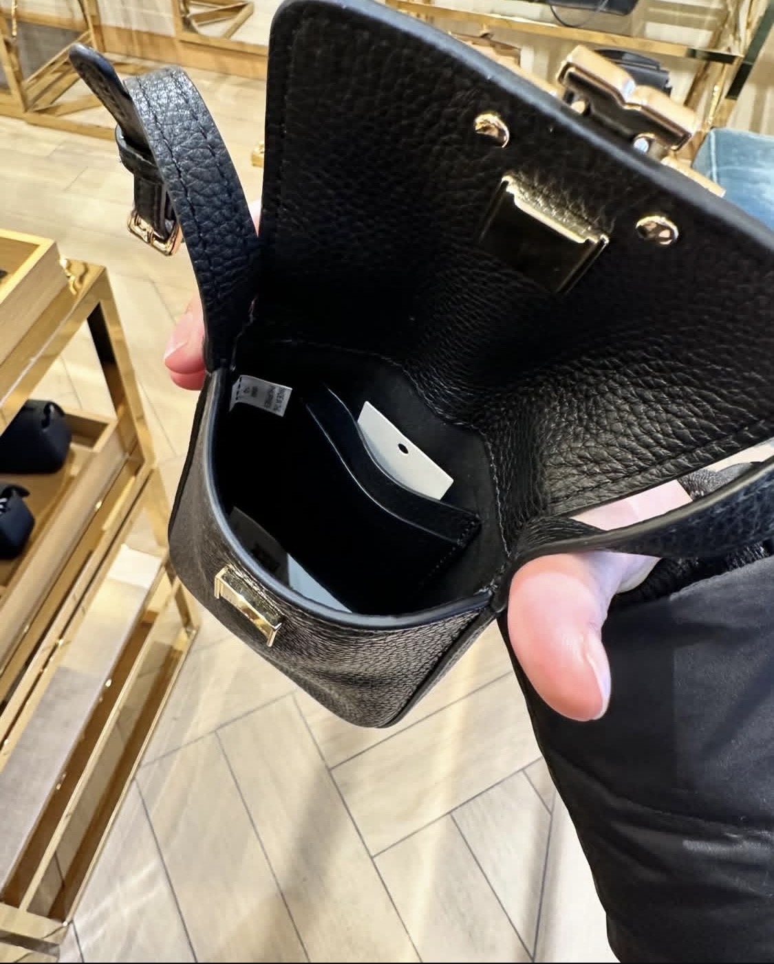 TORY BURCH, Britten, phone crossbody bag, black - Image 6