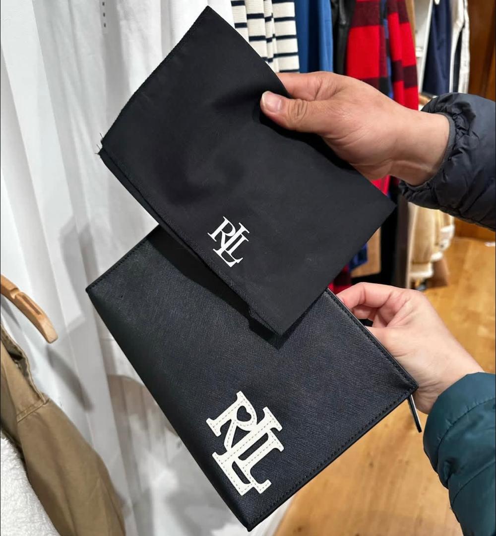 POLO RALPH LAUREN, large wristlet, black - Image 2