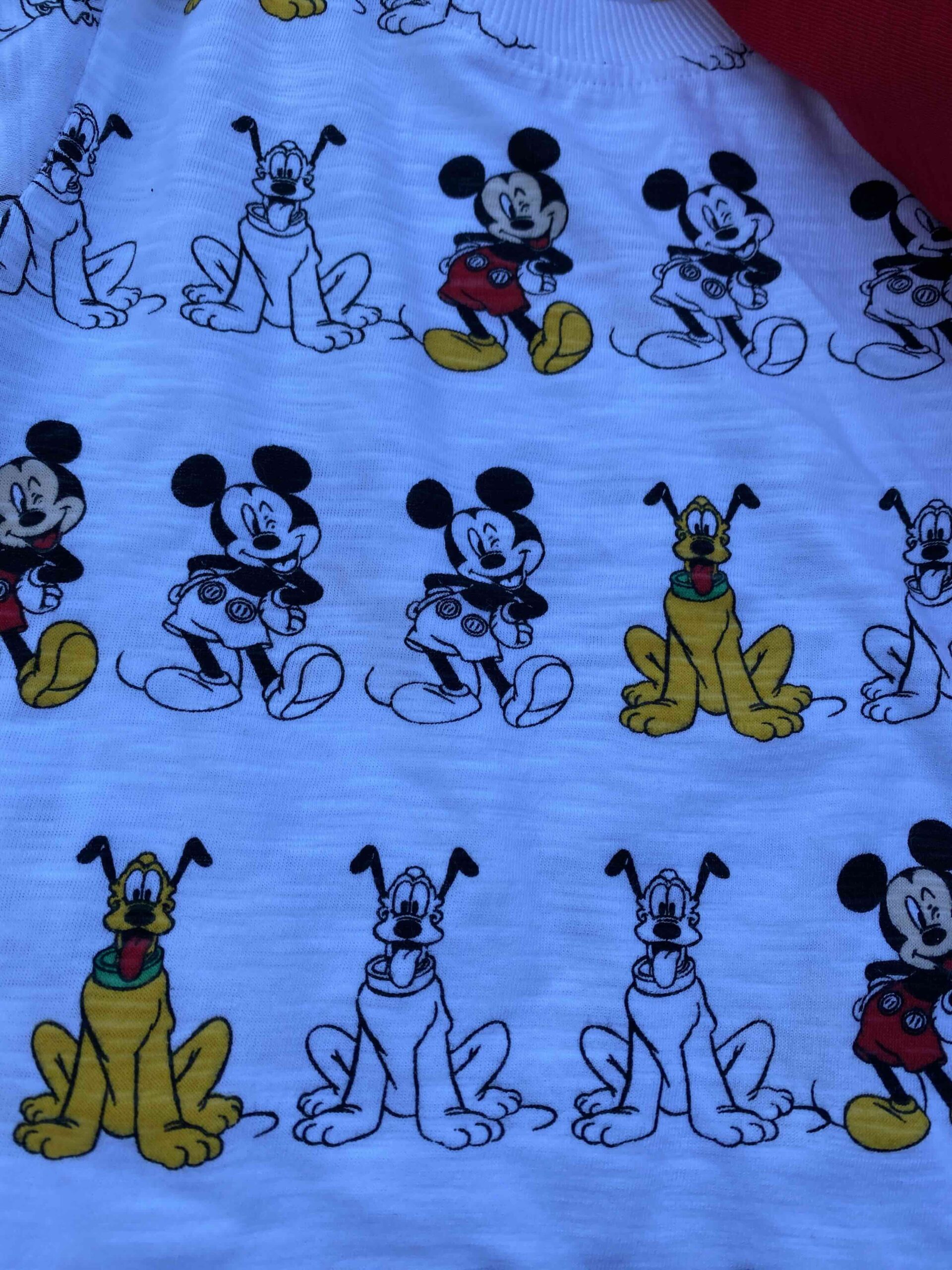PRIMARK X DISNEY, for kids baby, set of 3 short sleeves t shirt, multicolour 6-9 month - Image 4