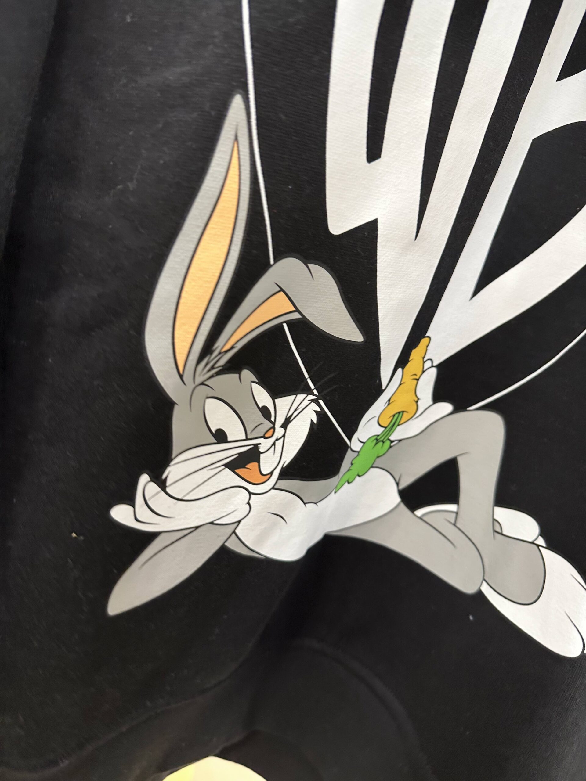 PRIMARK X WARNER BROS, for ladies, hoodie bunny black, M - Image 2