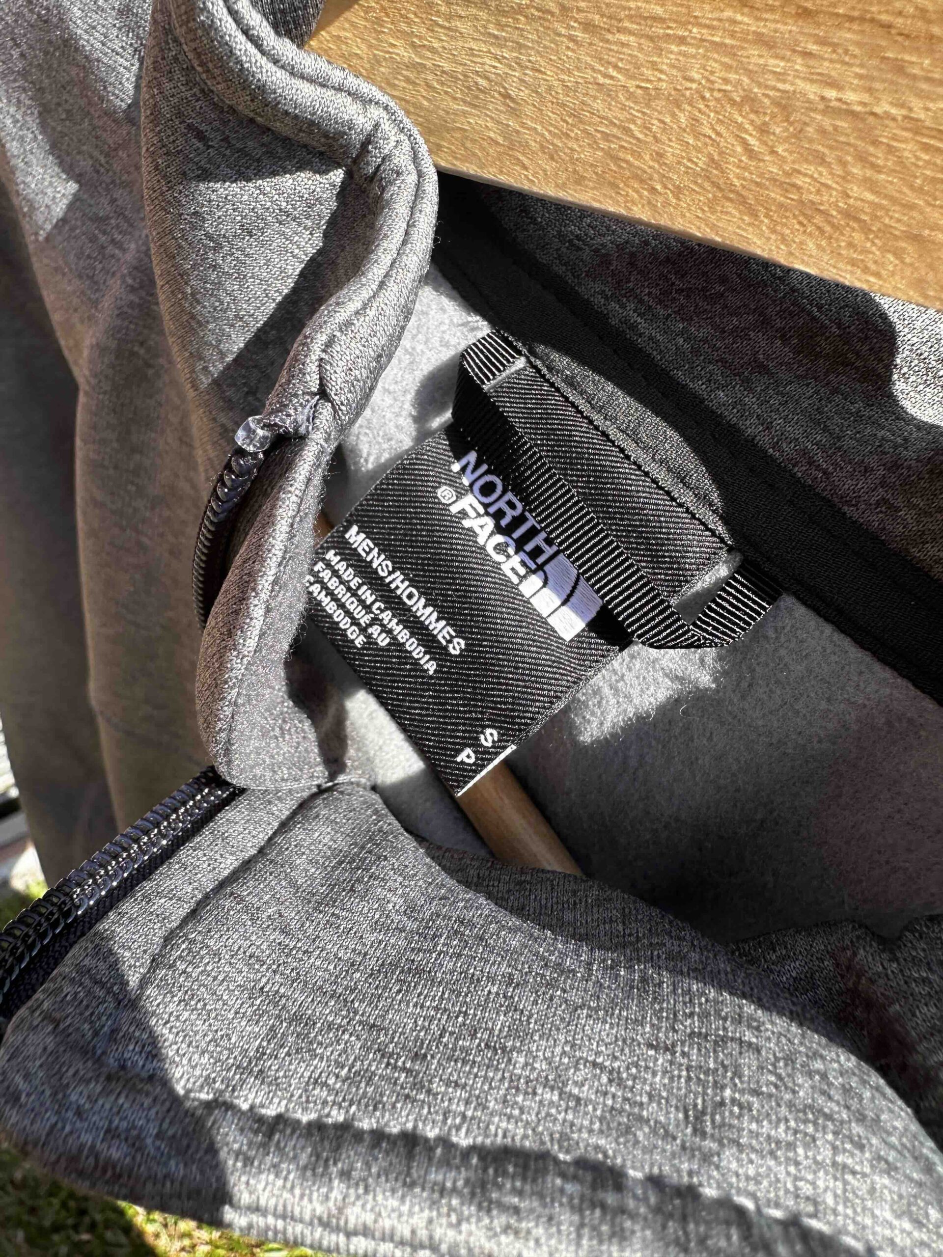 THE NORTH FACE, for men, Lixius, front zip sweater, grey, size: S - Image 4