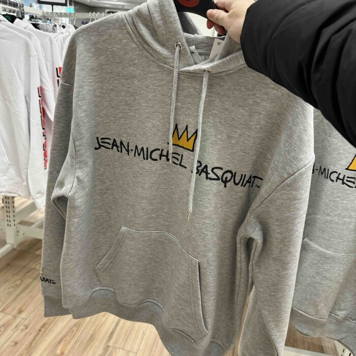 PRIMARK X BASQUIAT, for men, hoodie grey