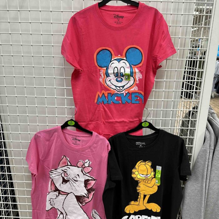 PRIMARK, for ladies, set of 3 short sleeves t shirt, multicolour